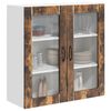 vidaXL Mueble de Cocina Roble ahumado 80 x 31 x 80 cm