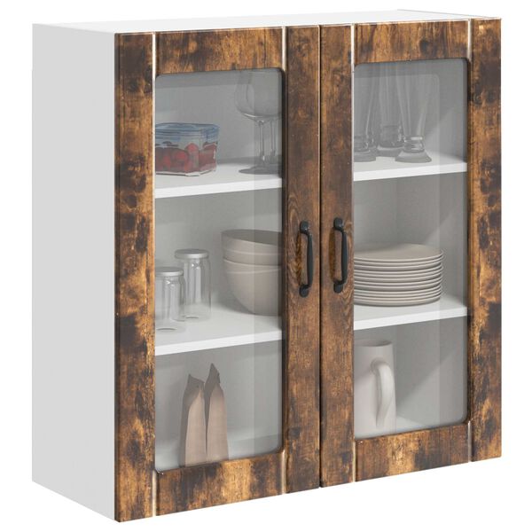 vidaXL Mueble de Cocina Roble ahumado 80 x 31 x 80 cm