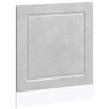 vidaXL Panel lavavajillas Porto 60x1,5x57 cm gris hormig&oacute;n