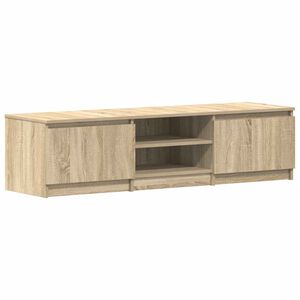 vidaXL Mueble TV madera contrachapada color roble Sonoma 140x40x35,5cm
