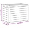 vidaXL Caja de almacenamiento de jardín gris antracita 78x44x55 cm