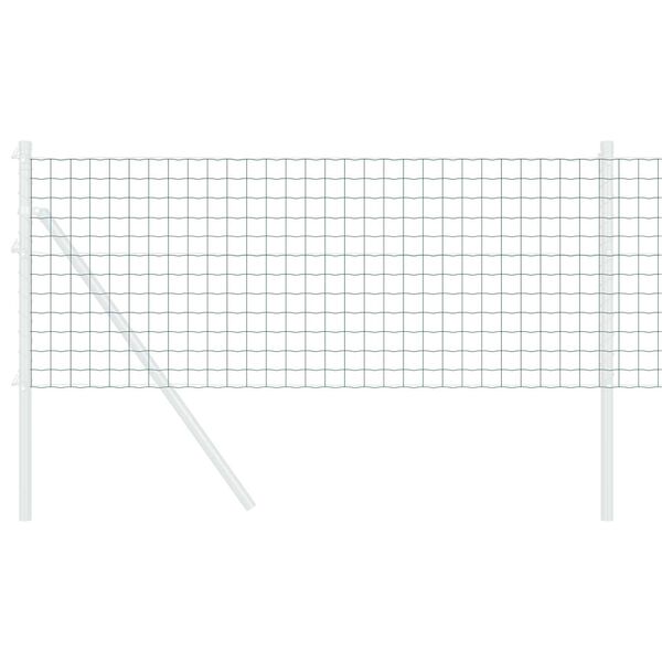 vidaXL Cerca Euro Verde 0.8 x 10 m Hierro recubierto de PVC