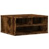 vidaXL Soporte impresora madera ingenier&iacute;a roble ahumado 49x40x22,5 cm