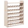 vidaXL Botellero con tablero superior madera maciza pino 67,5x25x87 cm