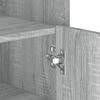 vidaXL Aparador de madera de ingenier&iacute;a gris Sonoma 73,5x35x75 cm