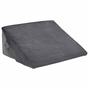 vidaXL Almohada en forma de cu&ntilde;a Gris 55 x 55 x 26 cm