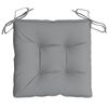 vidaXL Cojines de silla de jardín 2 uds tela Oxford gris 40x40x7 cm
