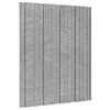vidaXL Panel para tejado acero galvanizado plata 36 unidades 60x45 cm