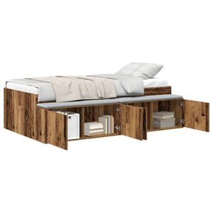 vidaXL Estructura de cama con caj&oacute;n Madera Vieja 70 x 190 cm