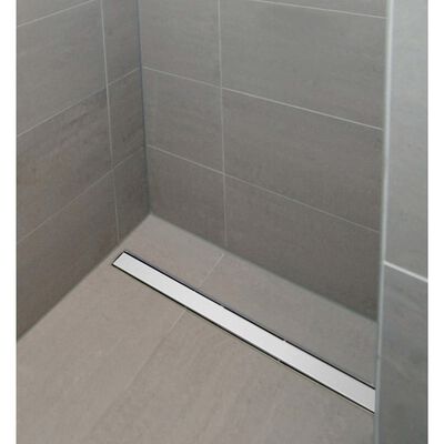 SCHÜTTE Desagüe para suelo de ducha con tapa acero inoxidable 95,5 cm