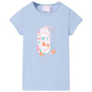 vidaXL Camiseta infantil azul 92