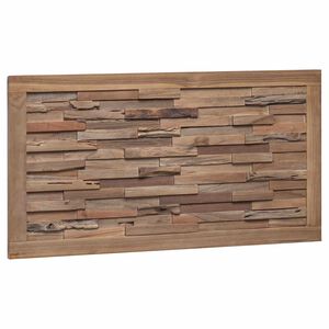 vidaXL Cabecero de Cama Natural Madera de teca maciza