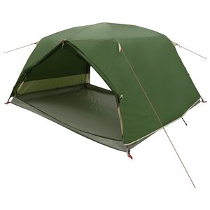 vidaXL Tienda de senderismo 4 persona Verde