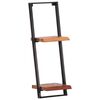 vidaXL Estantes de pared 5 unidades madera maciza acacia