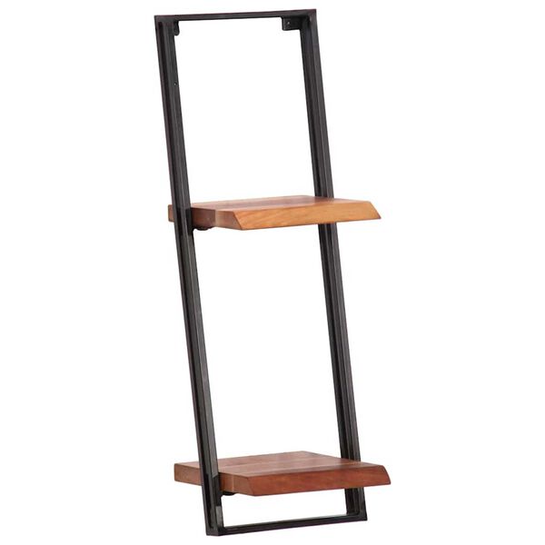 vidaXL Estantes de pared 5 unidades madera maciza acacia