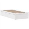 vidaXL Estructura de cama sin colch&oacute;n madera de pino blanca 90x200 cm