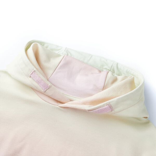 Sudadera infantil con capucha blanco estrellado 104