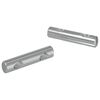 vidaXL Tuerca 2 pcs Recubierto de zinc 60 x 12 mm Hierro
