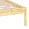 vidaXL Estructura de cama individual peque&ntilde;a sin colch&oacute;n madera maciza