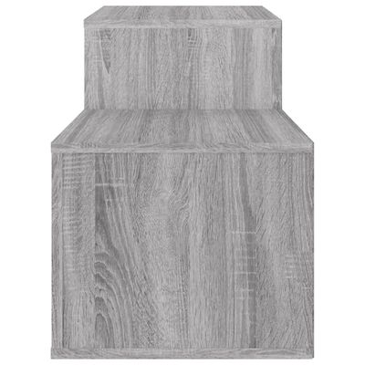vidaXL Mueble zapatero madera contrachapada gris Sonoma 150x35x45 cm