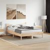 vidaXL Estructura de cama sin colch&oacute;n madera de pino maciza 120x200 cm