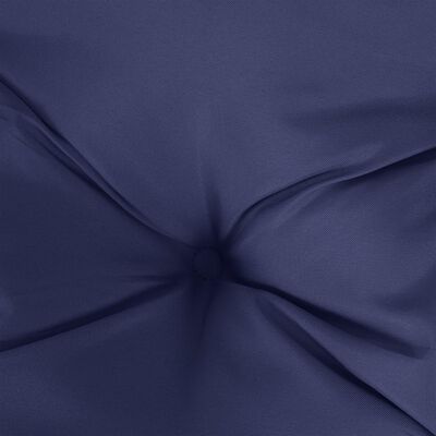 vidaXL Cojín para banco de jardín tela Oxford azul marino 110x50x7 cm