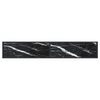 vidaXL Mesa consola vidrio templado m&aacute;rmol negro 200x35x75,5 cm