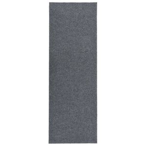 vidaXL Alfombra de pasillo atrapa suciedad 100x350 cm gris