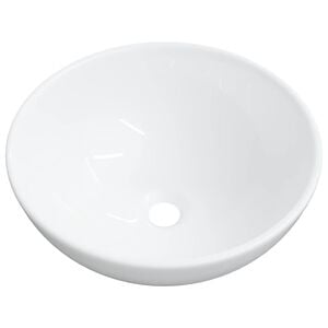 vidaXL Lavabo de cer&aacute;mica blanco 28x28x10 cm