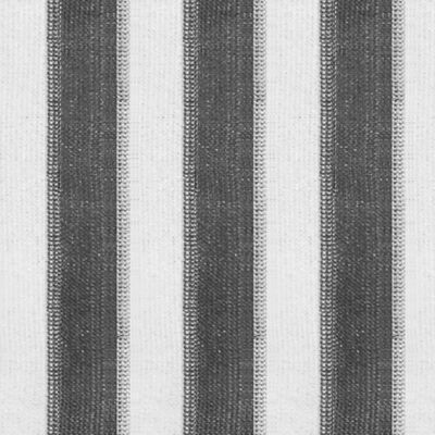 vidaXL Persiana enrollable 140x230 cm a rayas gris antracita y blanca
