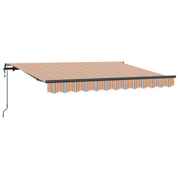 vidaXL Toldo Retr&aacute;ctil Multicolor 350 x 200 cm tela