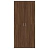 vidaXL Armario para Zapatos con puerta Marr&oacute;n 80 x 39 x 180 cm