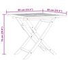 vidaXL Conjunto de comedor de jard&iacute;n 5 piezas madera maciza de teca