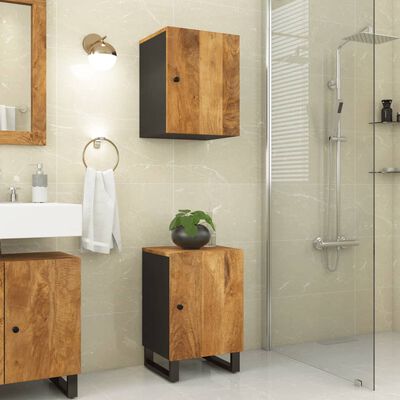 vidaXL Mueble de baño madera maciza de mango 38x33x58 cm