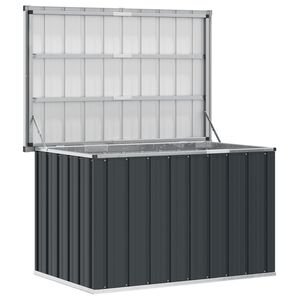 vidaXL Caja de almacenaje para jard&iacute;n gris antracita 109x67x65 cm
