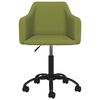 vidaXL Sillas de comedor giratorias 4 unidades terciopelo verde claro
