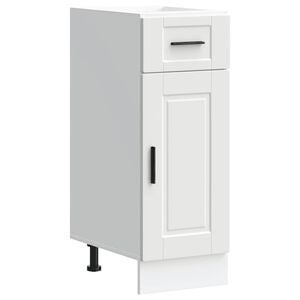 vidaXL Mueble bajo de cocina Porto madera contrachapada blanca