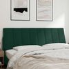 vidaXL Cabecero de cama acolchado Hanko terciopelo verde oscuro 160 cm