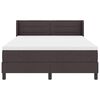 vidaXL Cama tipo Box Spring Marr&oacute;n Oscuro 200 x 160 cm tela