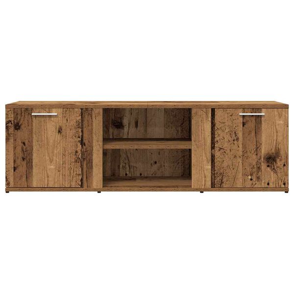 vidaXL Mueble de TV madera contrachapada envejecida 120x34x37 cm