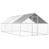vidaXL Jaula gallinero de exterior de acero galvanizado 2,75x6x1,92 m