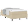 vidaXL Cama tipo Box Spring Gris claro y . 120 x 190 cm Tela de Pana