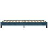 vidaXL Estructura de cama sin colch&oacute;n terciopelo azul oscuro 90x190 cm