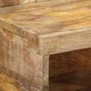 vidaXL Mesita de noche madera maciza de mango 50x27x50 cm