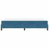 vidaXL Cama tipo Box Spring con colch&oacute;n Azul Oscuro 120 x 200 cm tela