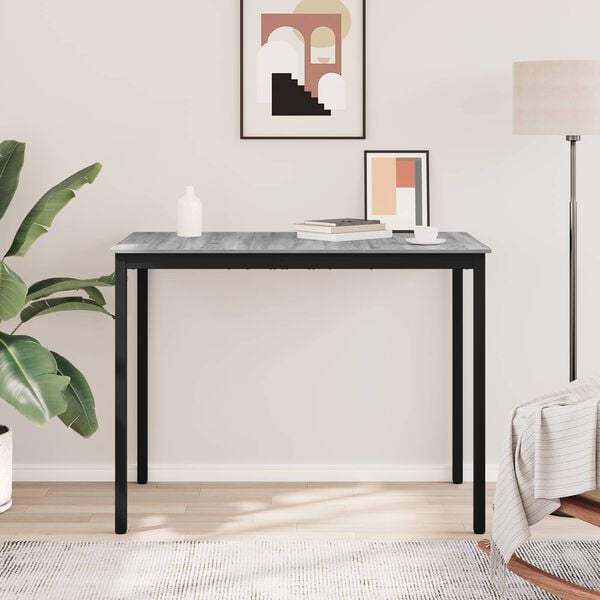 vidaXL Mesa de barra de pie Madera de ingenier&iacute;a