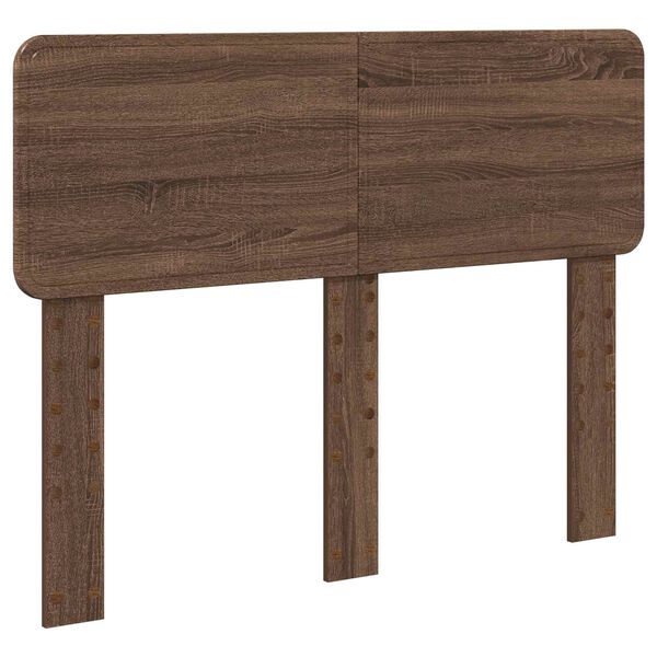 vidaXL Cabecero Roble Marr&oacute;n 120 cm Madera contrachapada