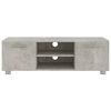 vidaXL Mueble de TV madera contrachapada gris hormig&oacute;n 110x40x35 cm