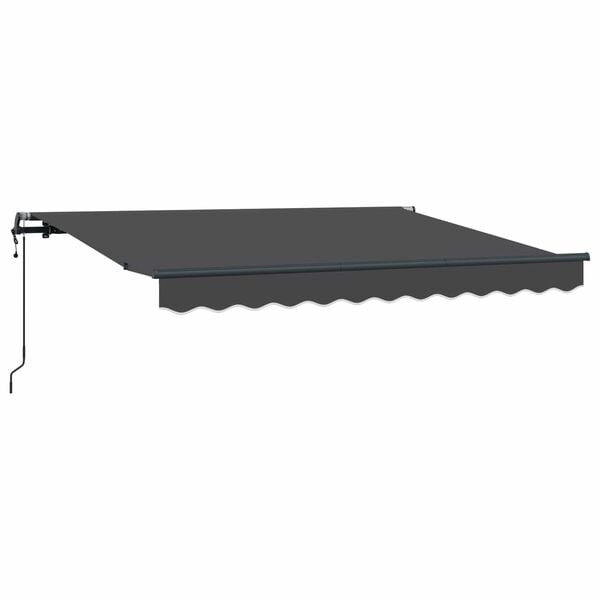vidaXL Toldo Retr&aacute;ctil Antracita 250 x 200 cm tela