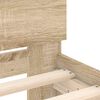vidaXL Estructura de cama con cabecero roble Sonoma 140x200 cm